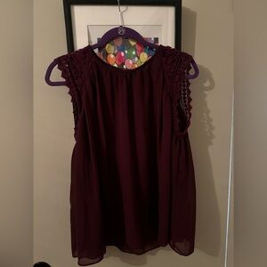 Laundry purple top GUC Size L